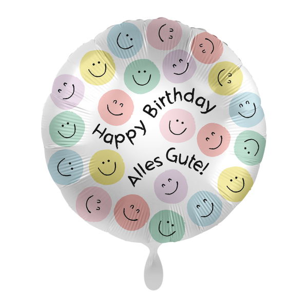 Colorful Smileys Birthday