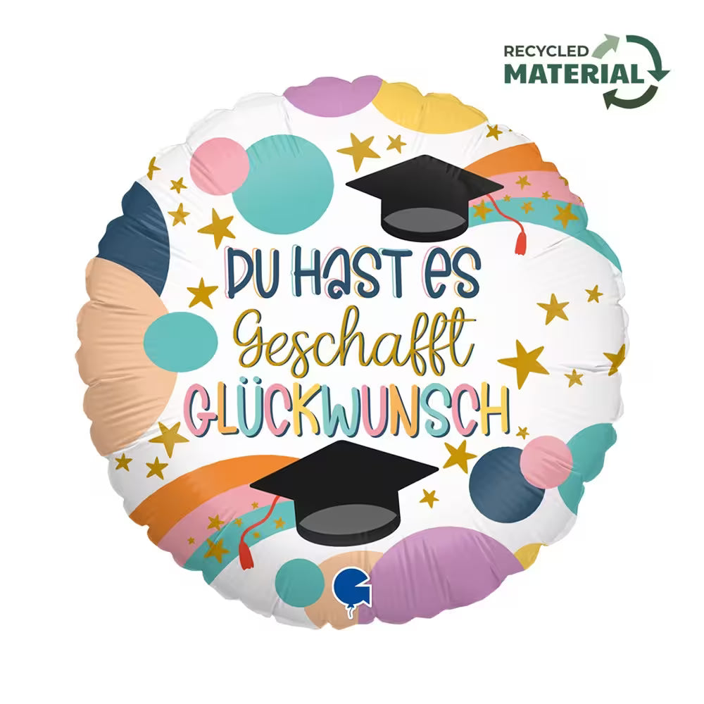 Du hast es geschafft - Glückwunsch