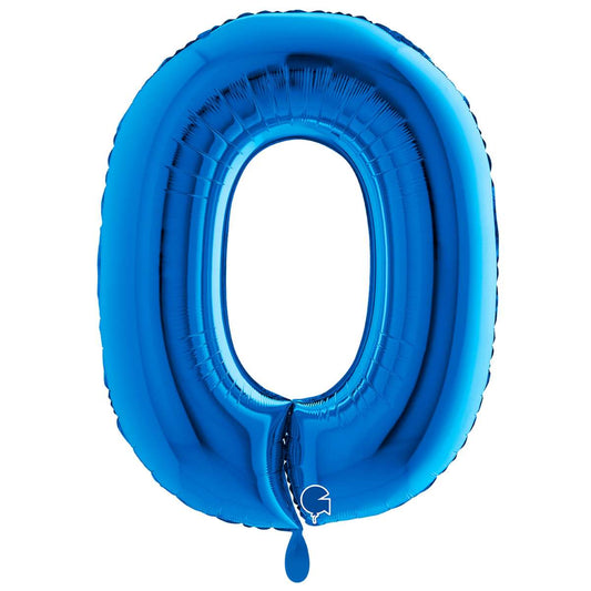 Giant Number Balloon Blue