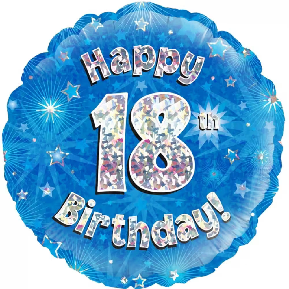 Happy Birthday Blau Holographic