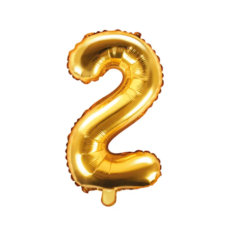 Giant Number Balloon Gold