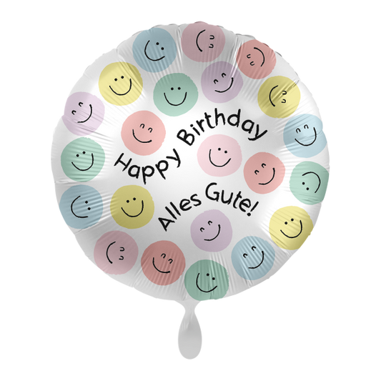 Colorful Smileys Birthday
