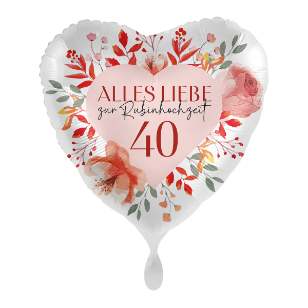 Ruby wedding anniversary
