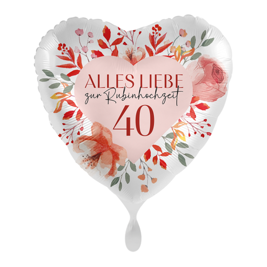 Ruby wedding anniversary