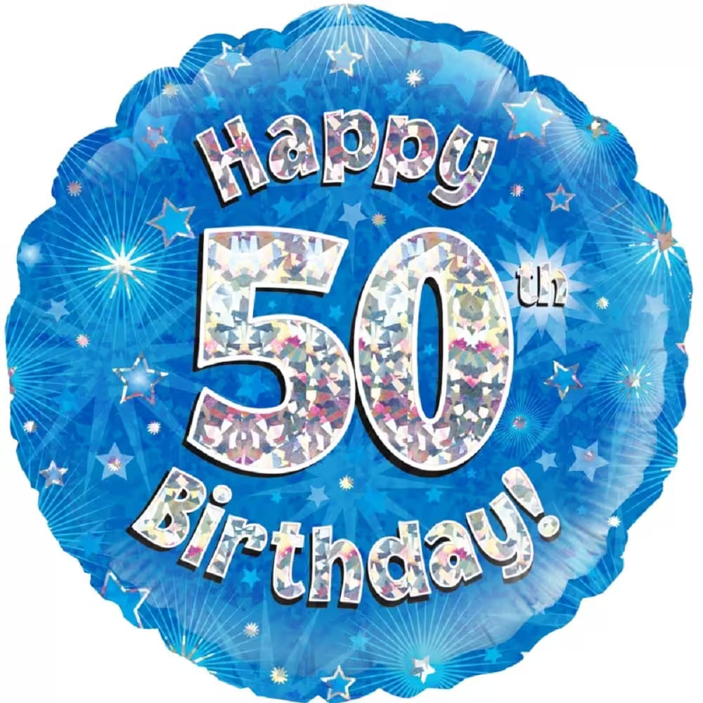 Happy Birthday Blau Holographic