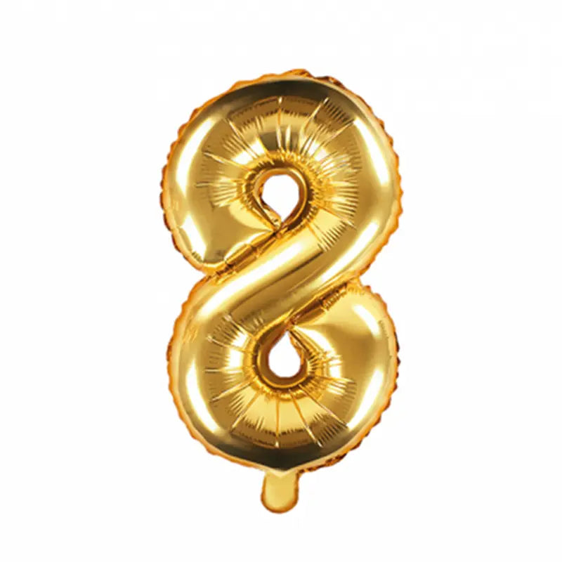 Giant Number Balloon Gold