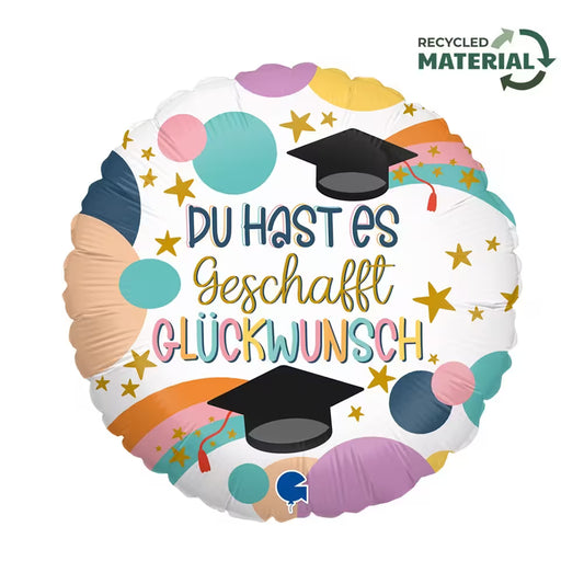 Du hast es geschafft - Glückwunsch