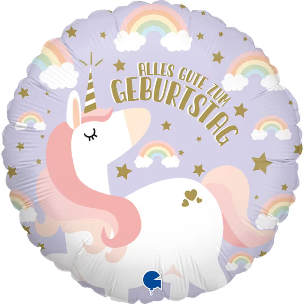 Einhorn Alles Gute zum Geburtstag