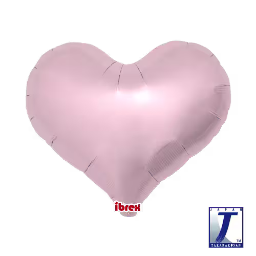 Jelly Heart Metallic Light Pink (Ibrex) 25"
