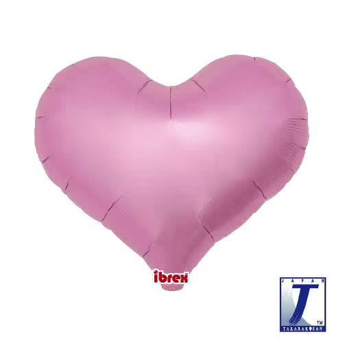 Jelly Heart Metallic Pink (Ibrex) 18"