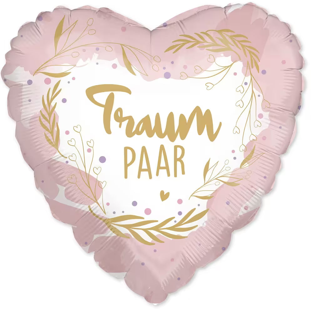 Herz Traumpaar - rose gold