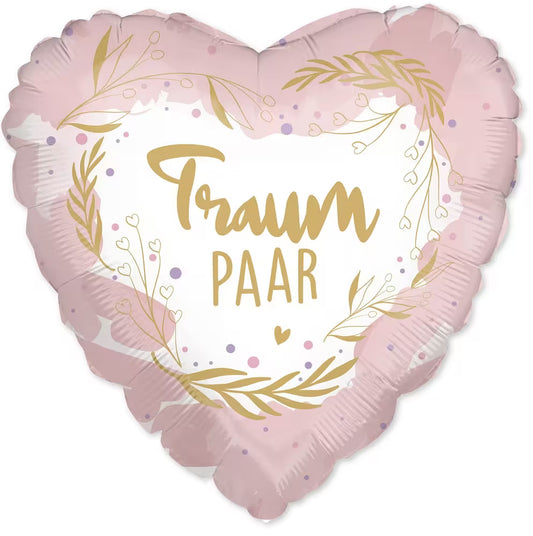 Herz Traumpaar - rose gold